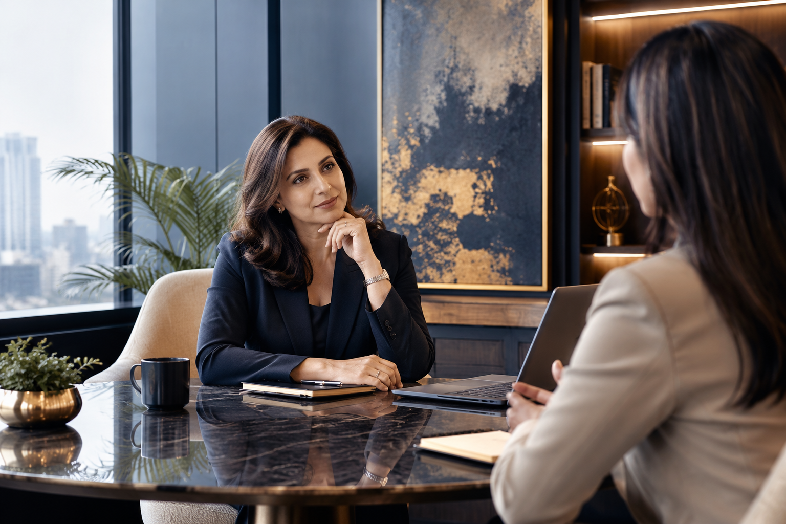 Professional career advisory conversation